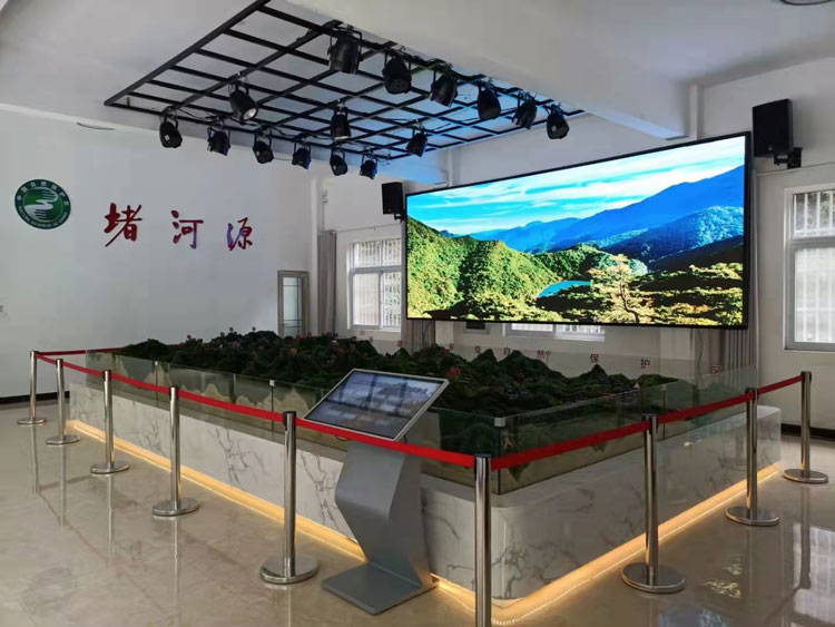 十堰市竹山堵河源自然保護(hù)區(qū)沙盤(pán)